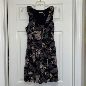Urban Outfitters Kimchi Blue Navy Floral Sleeveless Mini Dress